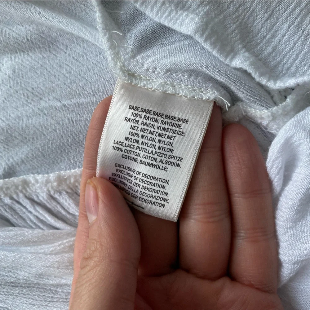 Elevenses by Anthropologie White Crochet Kimono Cardigan - Picture 6 of 8